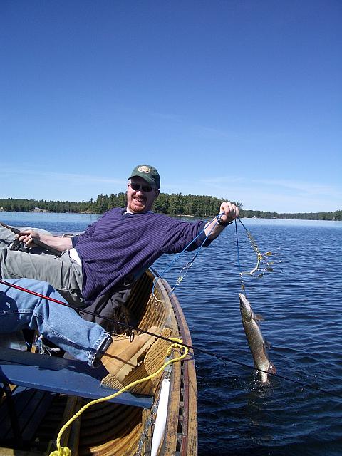 Chris bagged a pike