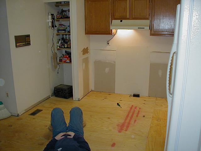 Subfloor is all done.