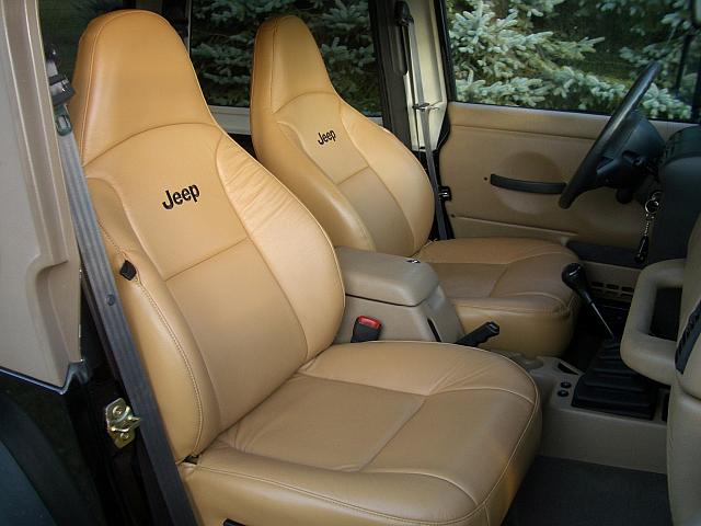 Leather seats by leatherseats.com - almost 2 years old and in very good condition.