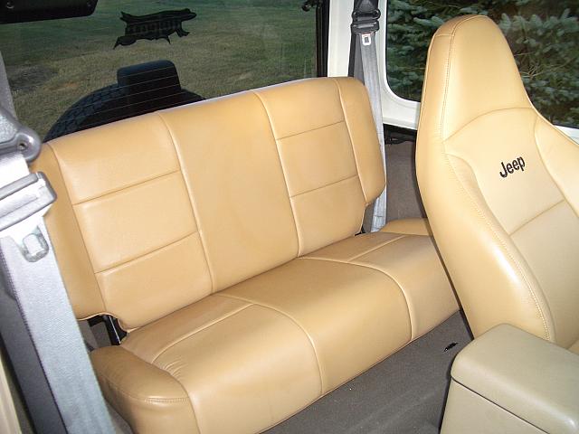 Rear seats - Part of the same leatherseats.com  kit.