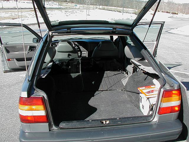 "The cavern" - the rear seats fold down to make a LOT of room to carry stuff.